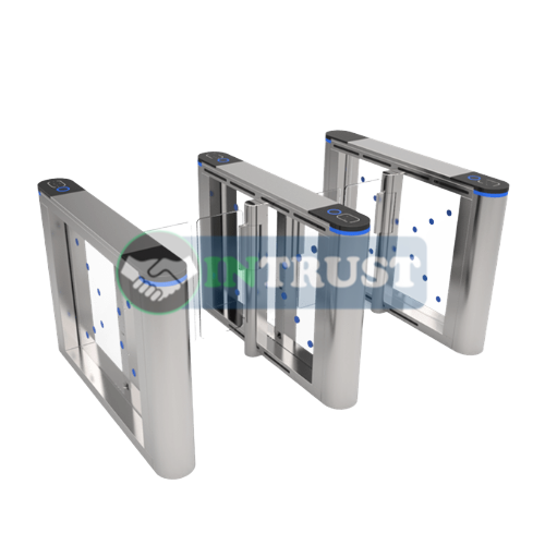 Swing Barrier Turnstile with Facial Recognition Machine