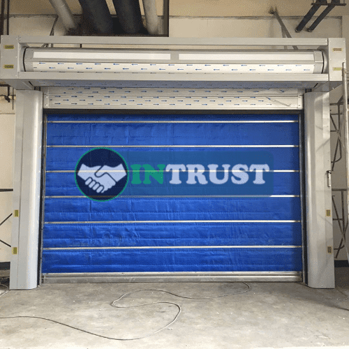 Inorganic Fireproof Rolling Shutter for Shopping Mall-intrust