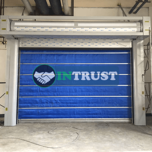 Inorganic Fireproof Rolling Shutter for Shopping Mall-intrust