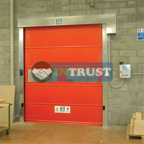 Red-Fast-PVC-Shutter-Door-for-freezing-or-food-intrust-bd Height Speed PVC shutter door